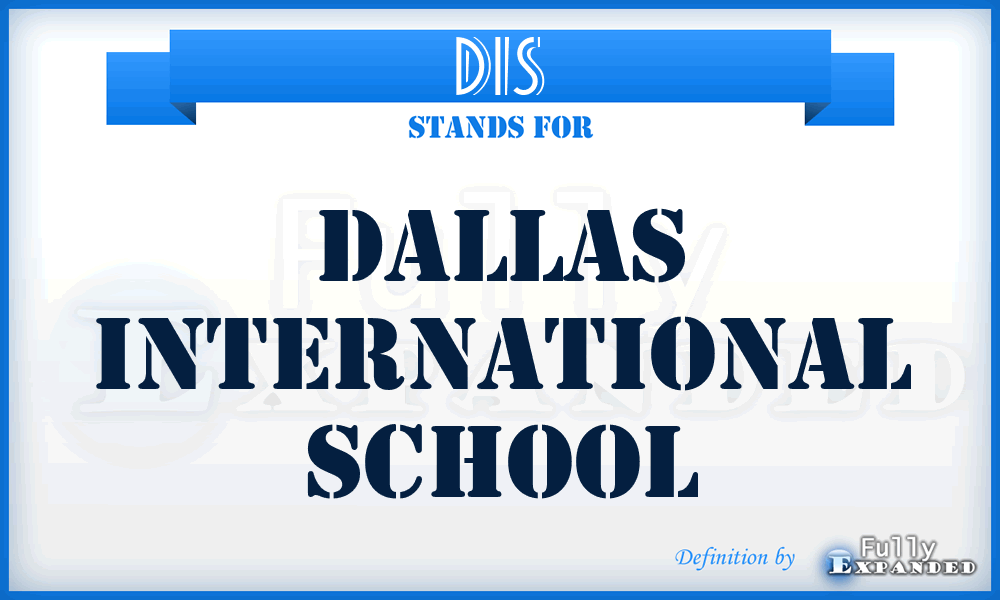 DIS - Dallas International School