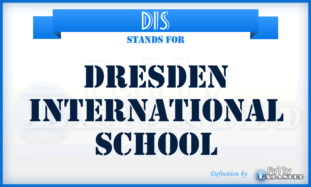 DIS - Dresden International School