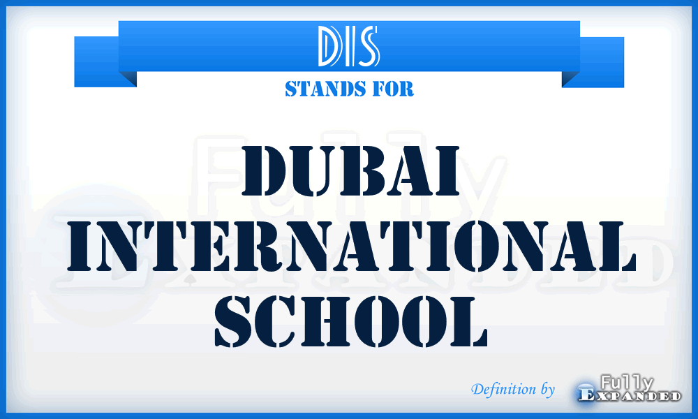 DIS - Dubai International School
