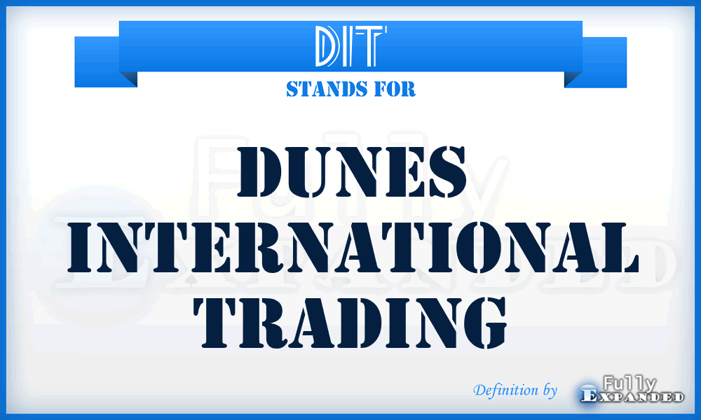 DIT - Dunes International Trading