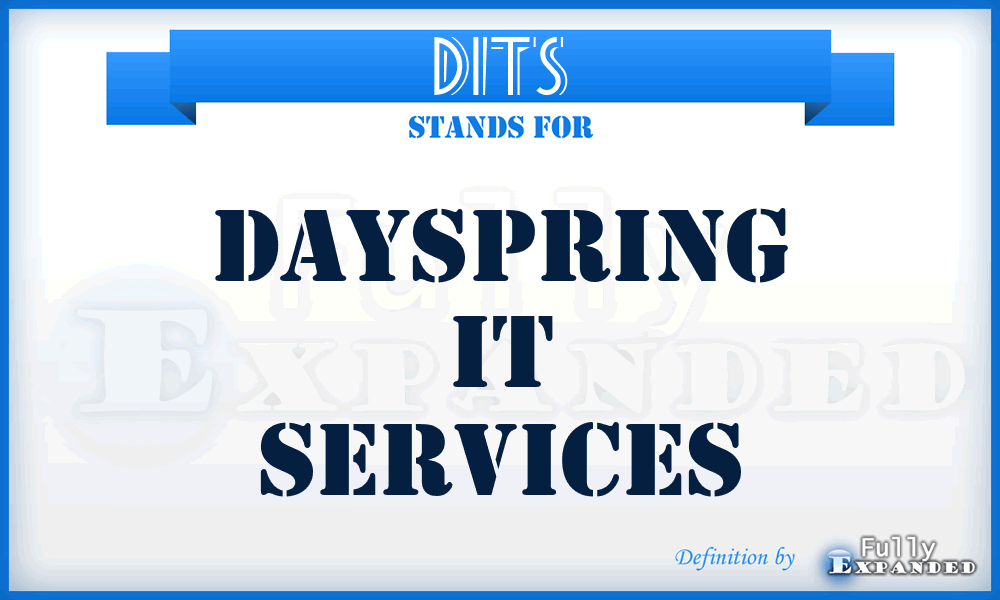 DITS - Dayspring IT Services