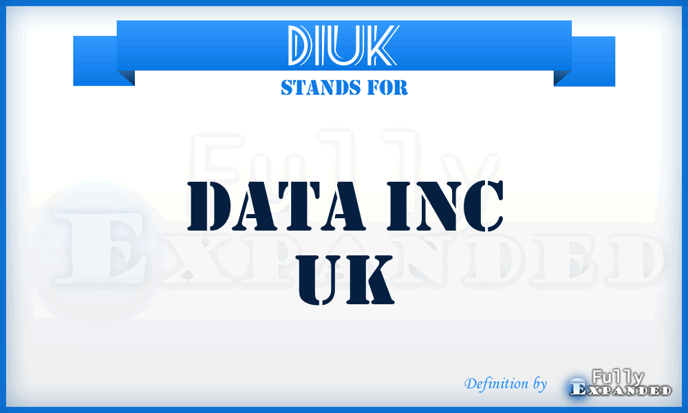 DIUK - Data Inc UK