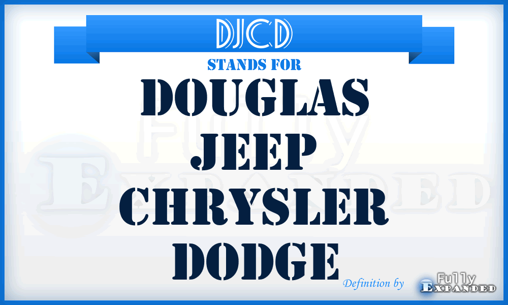 DJCD - Douglas Jeep Chrysler Dodge