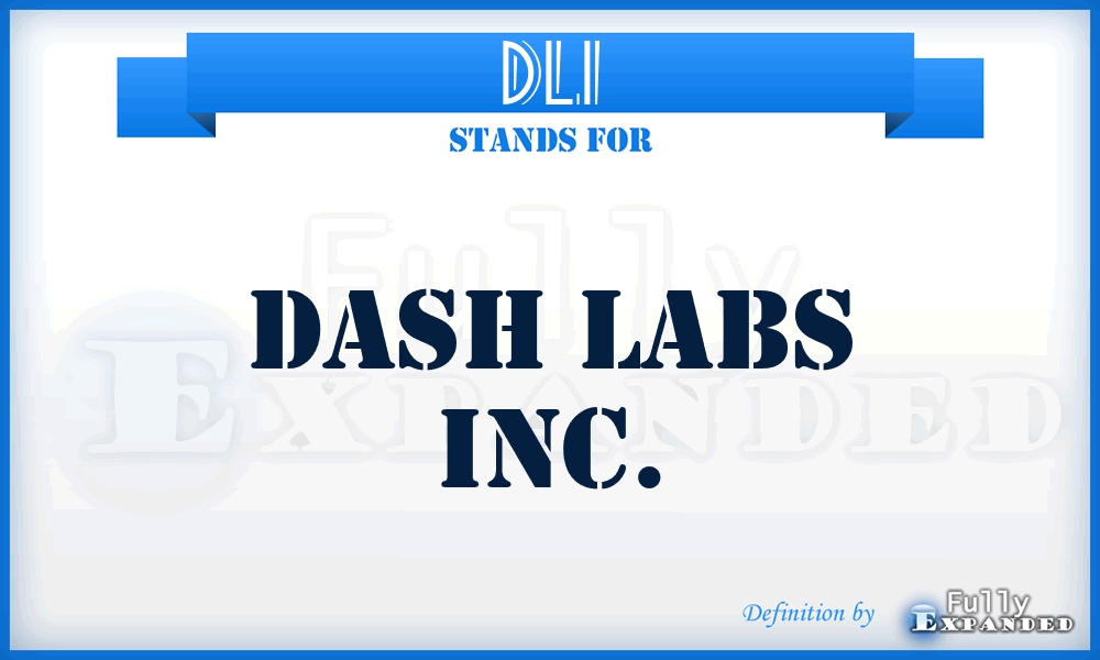 DLI - Dash Labs Inc.