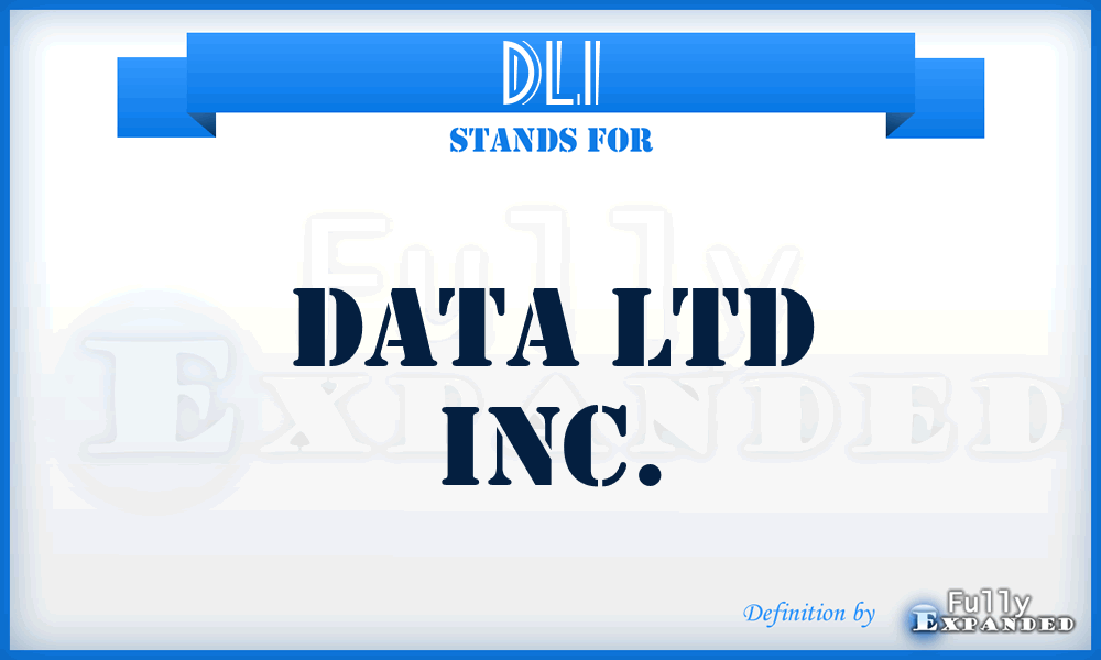 DLI - Data Ltd Inc.