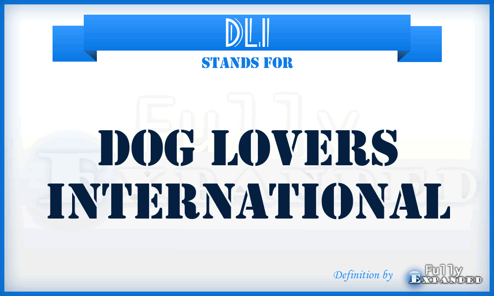 DLI - Dog Lovers International