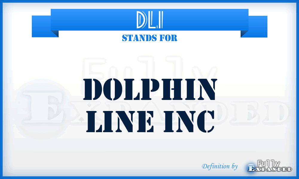 DLI - Dolphin Line Inc