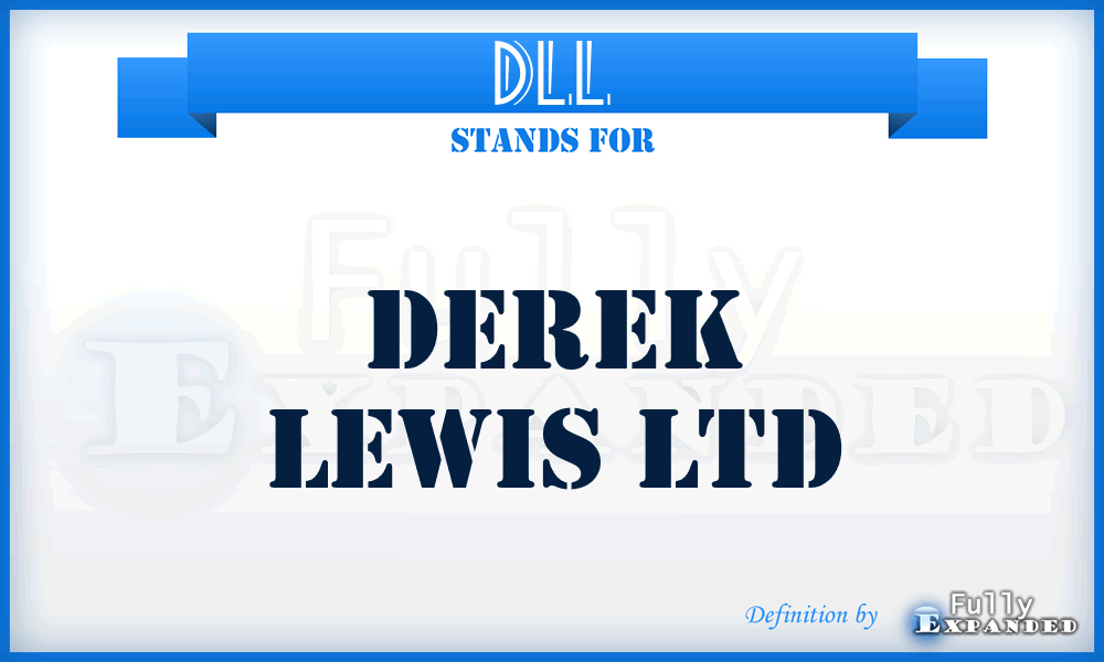 DLL - Derek Lewis Ltd
