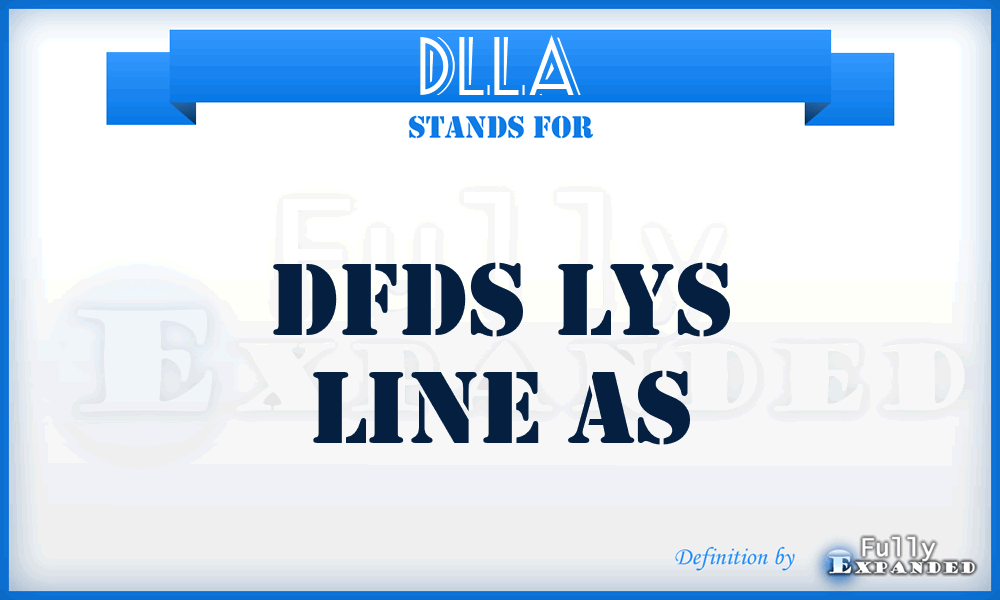 DLLA - Dfds Lys Line As