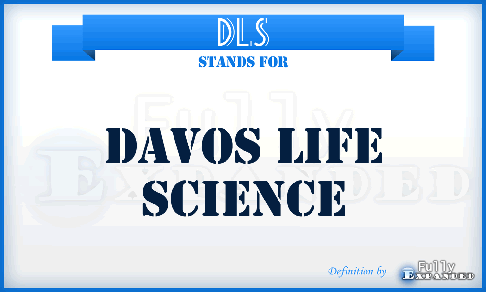 DLS - Davos Life Science