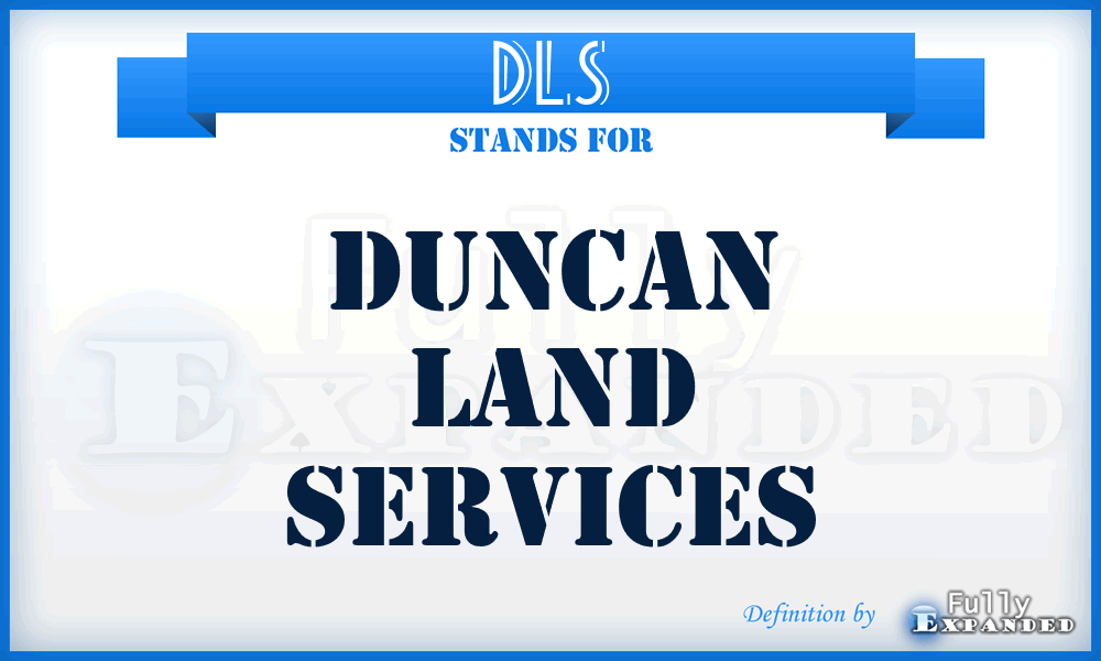 DLS - Duncan Land Services