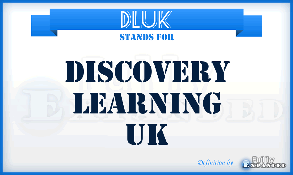 DLUK - Discovery Learning UK
