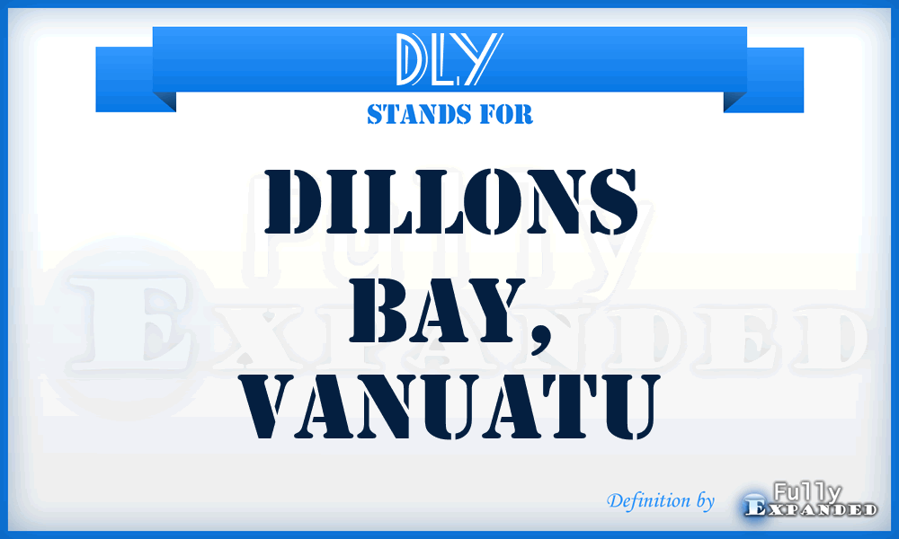 DLY - Dillons Bay, Vanuatu