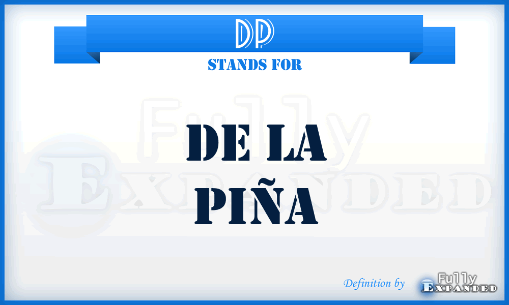 DP - De la Piña