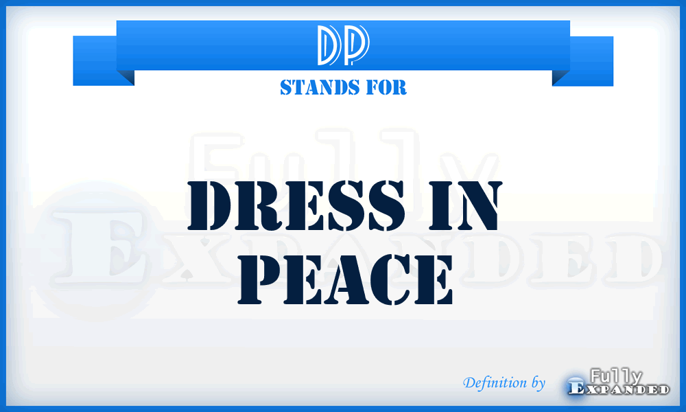 DP - Dress in Peace