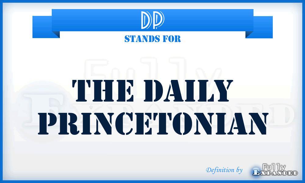 DP - The Daily Princetonian