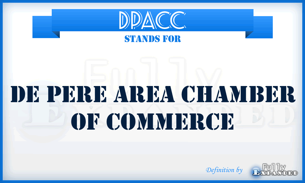 DPACC - De Pere Area Chamber of Commerce