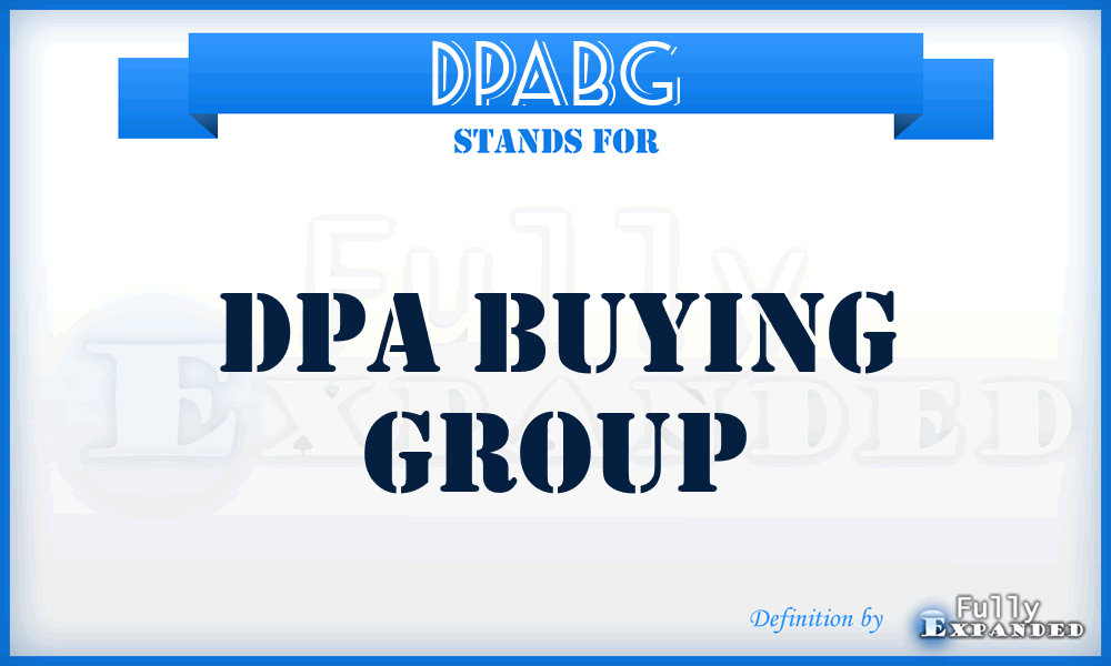 DPABG - DPA Buying Group