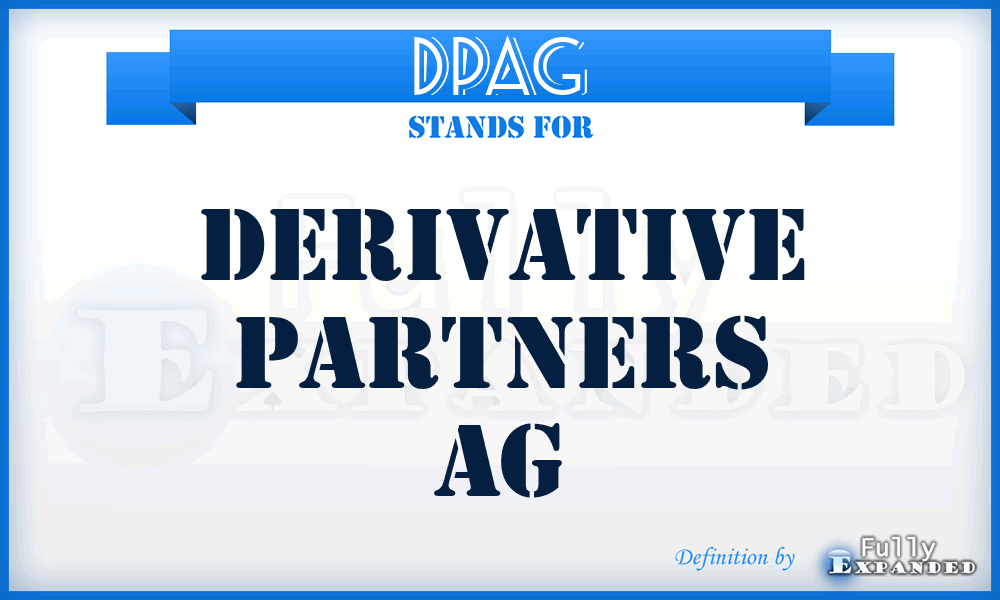 DPAG - Derivative Partners AG