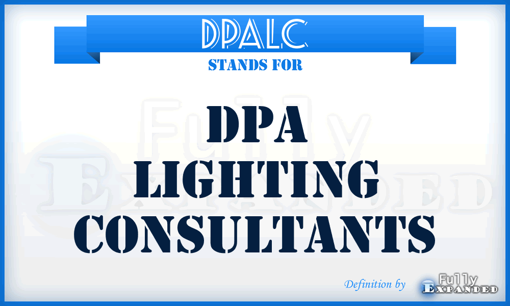 DPALC - DPA Lighting Consultants