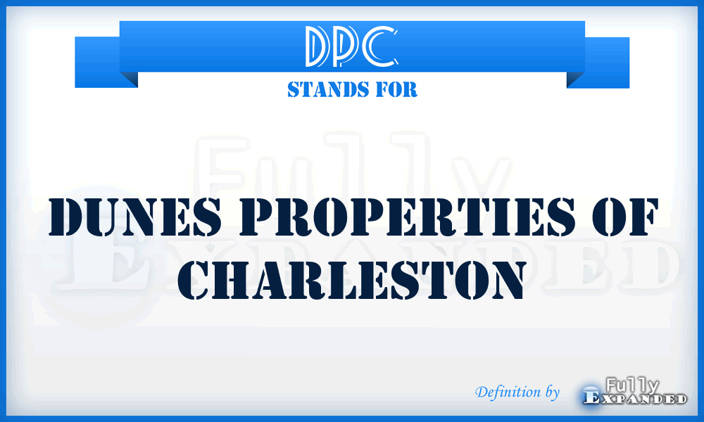 DPC - Dunes Properties of Charleston