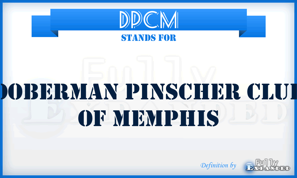 DPCM - Doberman Pinscher Club of Memphis