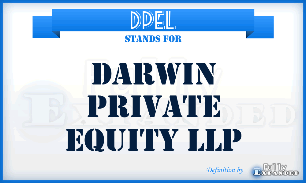 DPEL - Darwin Private Equity LLP