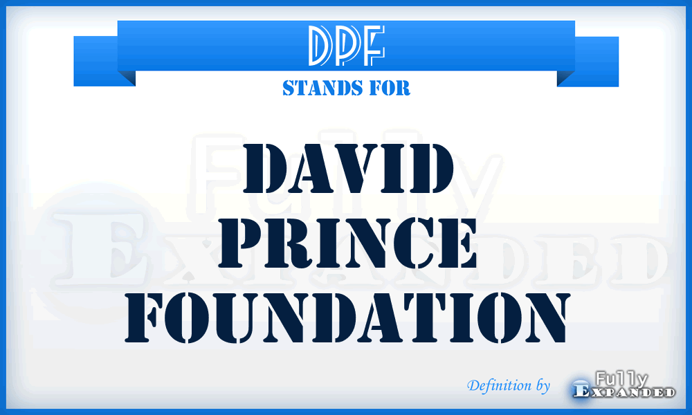 DPF - David Prince Foundation
