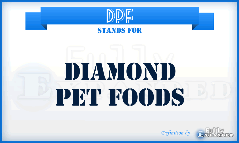 DPF - Diamond Pet Foods
