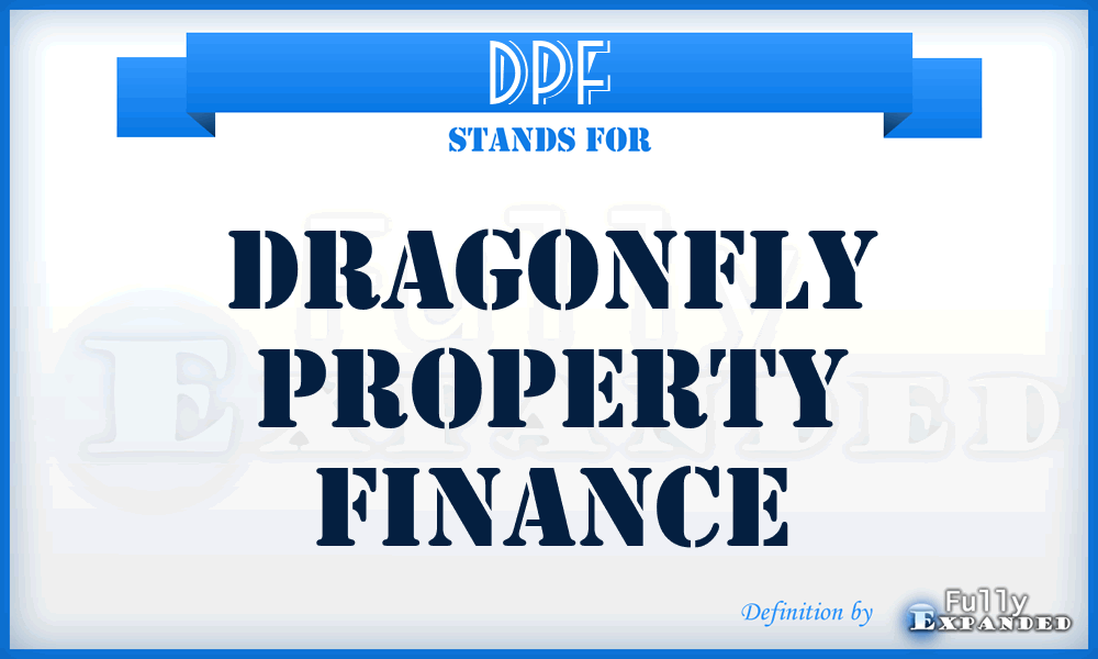 DPF - Dragonfly Property Finance