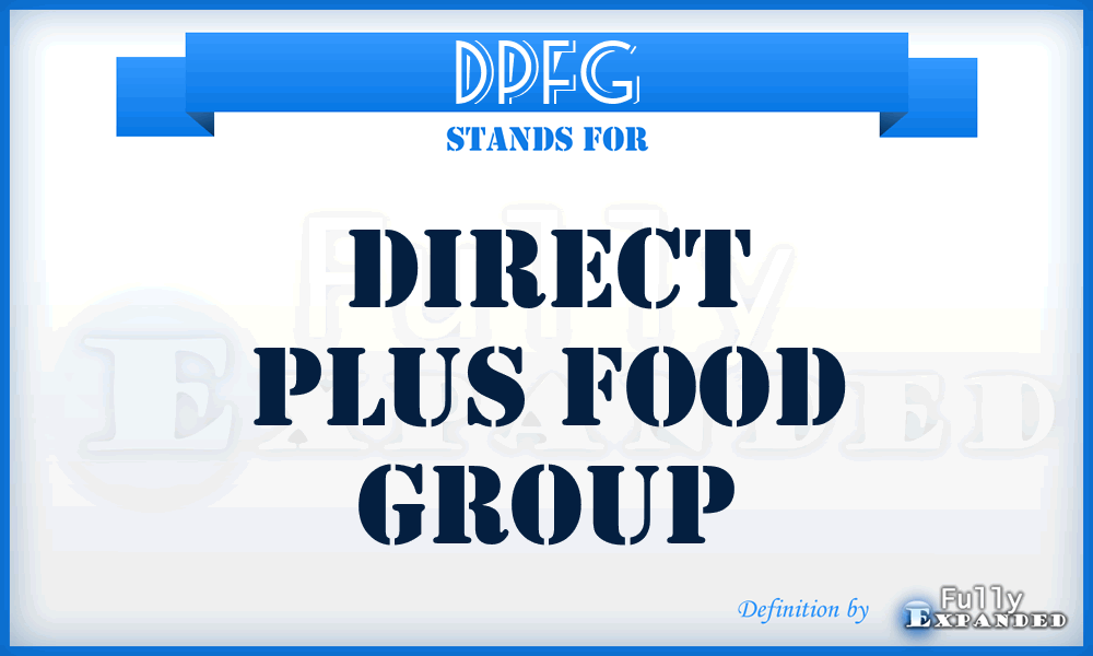 DPFG - Direct Plus Food Group