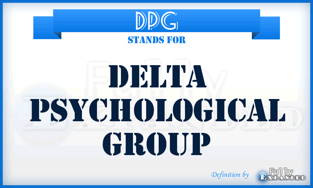 DPG - Delta Psychological Group