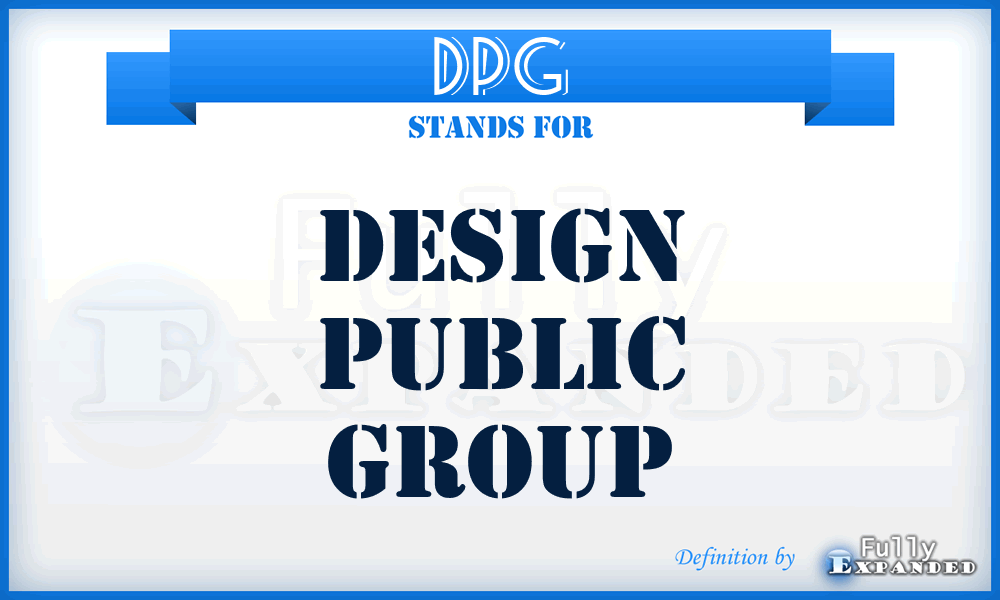 DPG - Design Public Group