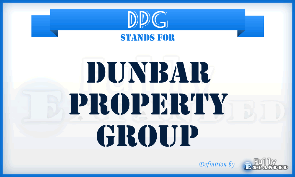 DPG - Dunbar Property Group