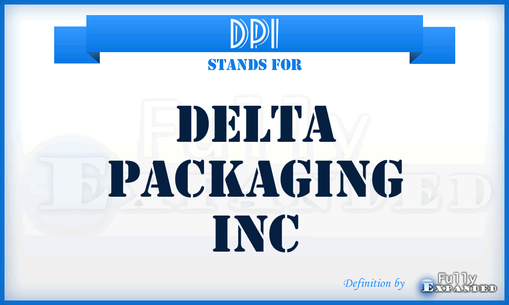 DPI - Delta Packaging Inc