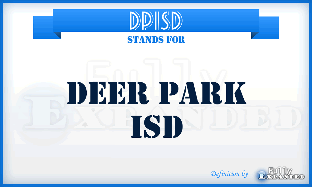 DPISD - Deer Park ISD