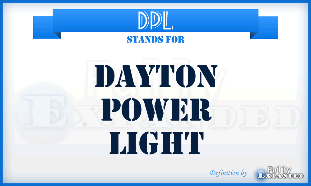 DPL - Dayton Power Light