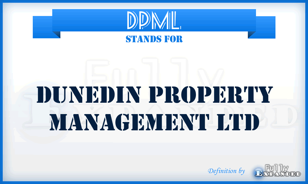 DPML - Dunedin Property Management Ltd