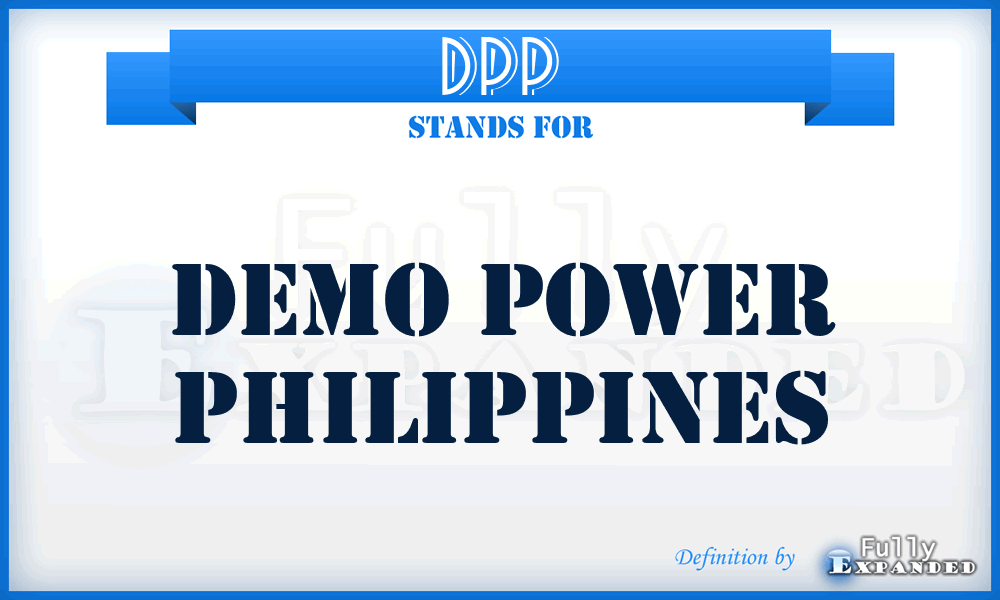 DPP - Demo Power Philippines