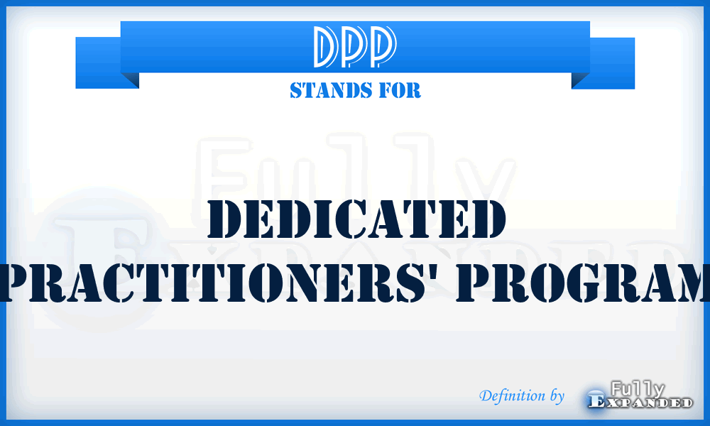 DPP - Dedicated Practitioners' Program