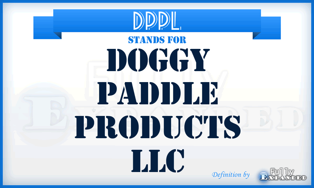DPPL - Doggy Paddle Products LLC
