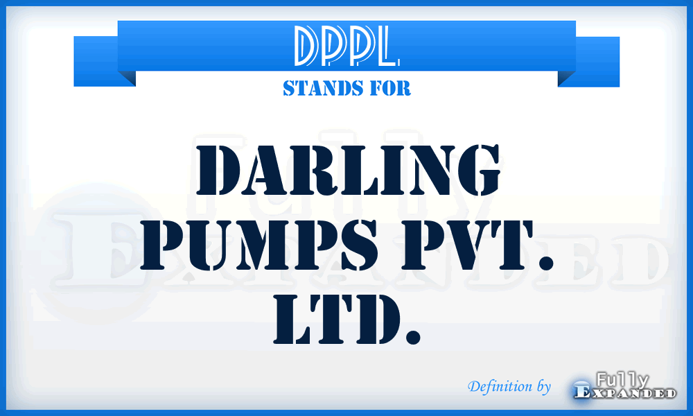 DPPL - Darling Pumps Pvt. Ltd.