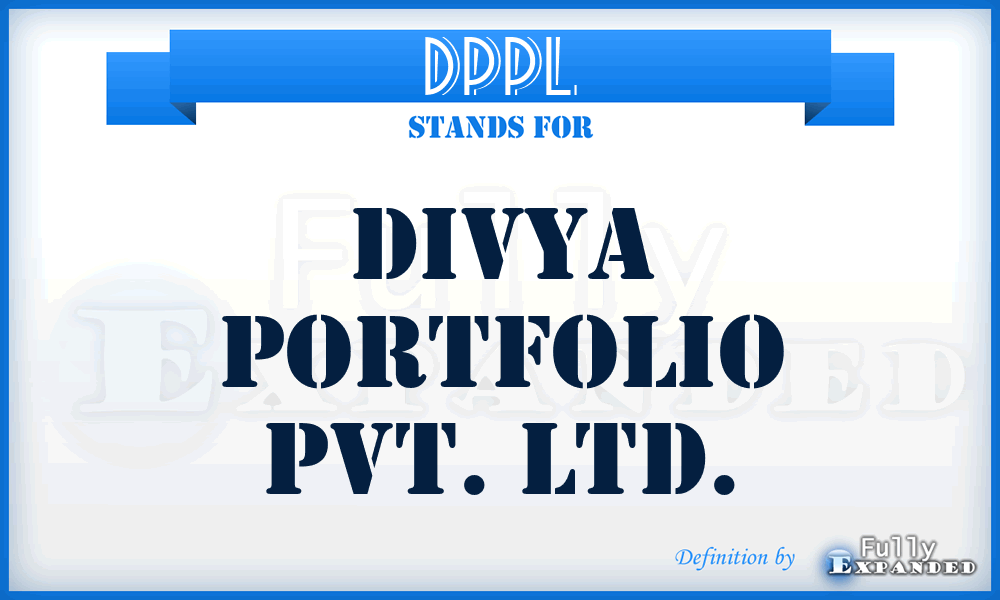 DPPL - Divya Portfolio Pvt. Ltd.