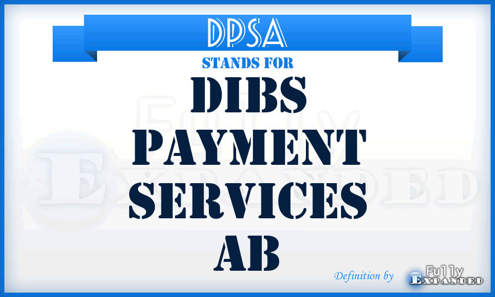 DPSA - Dibs Payment Services Ab