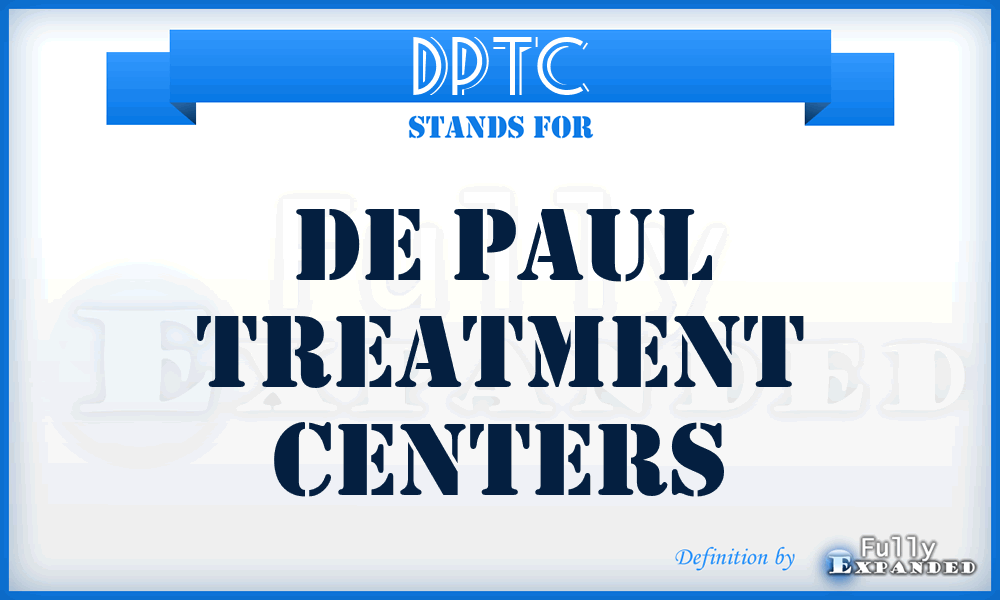 DPTC - De Paul Treatment Centers