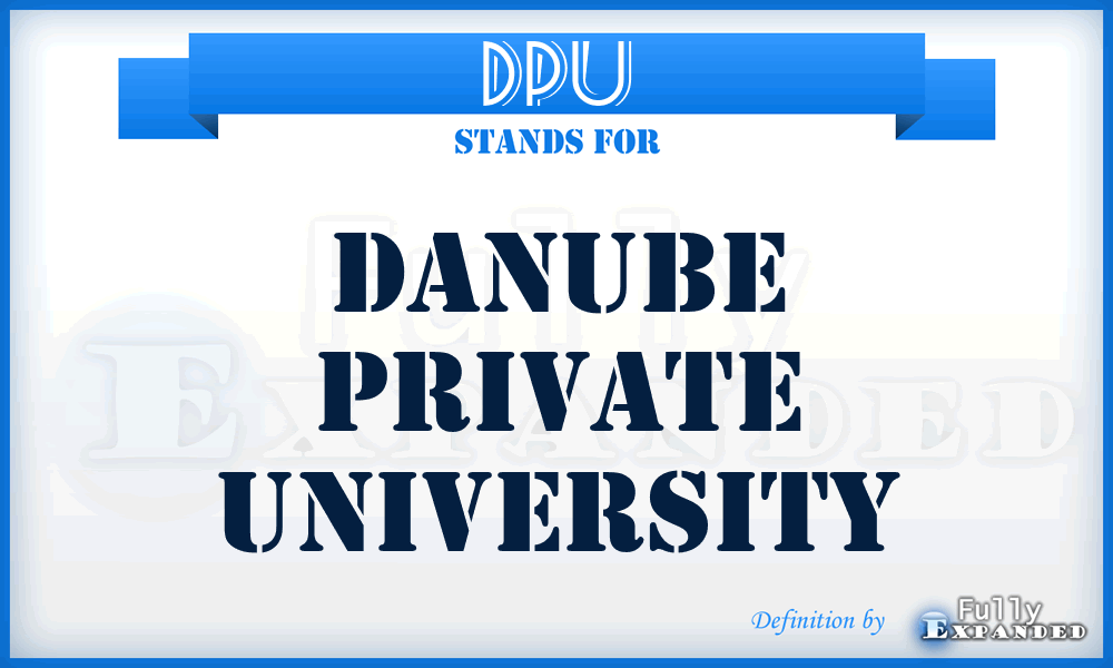 DPU - Danube Private University