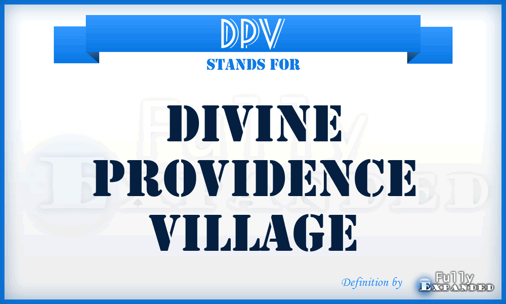 DPV - Divine Providence Village