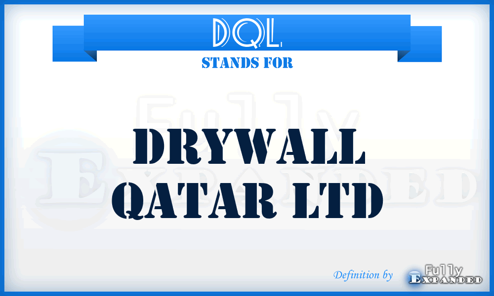 DQL - Drywall Qatar Ltd