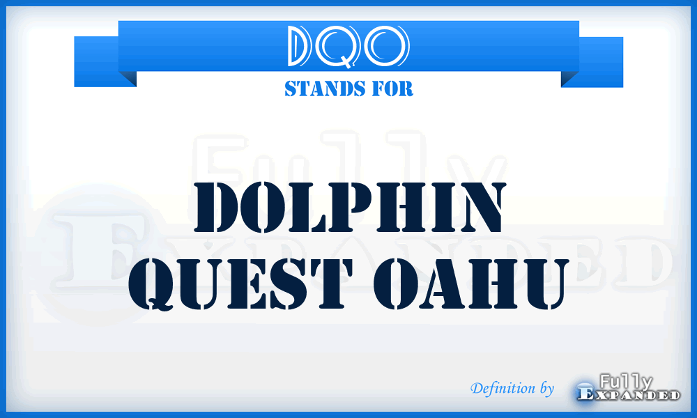 DQO - Dolphin Quest Oahu