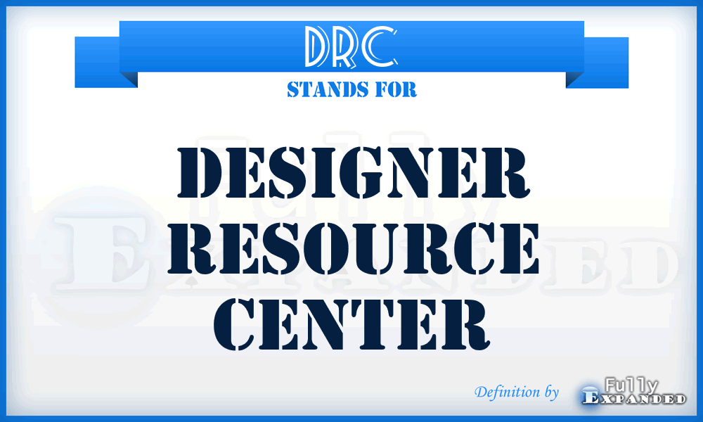 DRC - Designer Resource Center